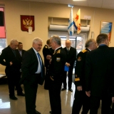 Кафе оформлено под стиль крейсерской кают-компании офицеров
