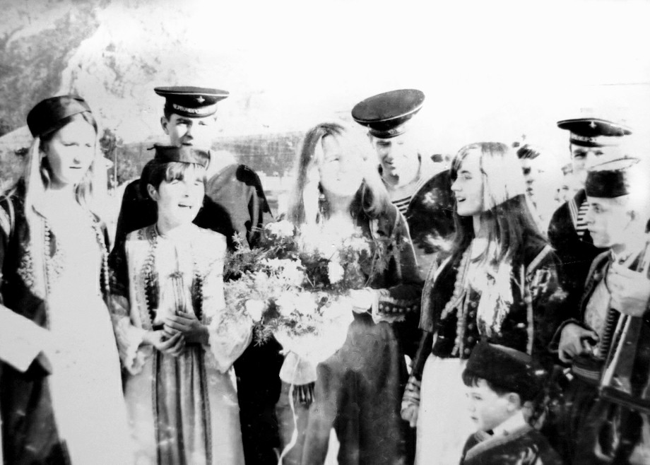Торжества связанные с 50 - летием восстания австро-венгерского флота  (Фото В. Зинченко)
