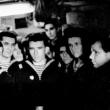 Юрий Гагарин на нашем крейсере. 1965 год.
