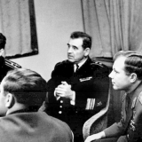 Юрий Гагарин на нашем крейсере. 1965 год.