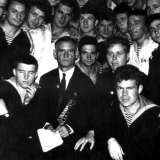 Герой, летчик-истребитель воевавший без ног Сорокин, встреча с экипажем