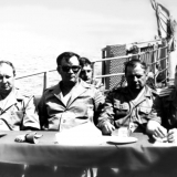 1975 год. Слева направо Торжественное собрание