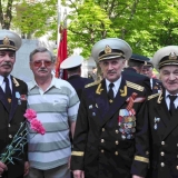 Юрий Алимов, Валерий Кутьин, А Макаренко готовятся к торжественному маршу