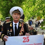 В.Рындин на параде