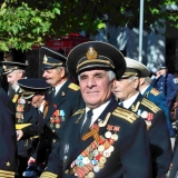 Е.Кузовлев на параде 9 мая