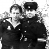 Новый год 1987-88. С Мысник