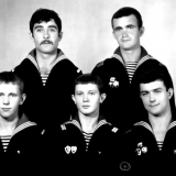 Н.Андреев, Н.Белоусов, Г.Топтыгин, 2й ряд: боцман, В.Вилинский