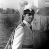 Ленинград. День  ВМФ. 1988 год.  Помощник  командира  РКР  ,,Грозный,,