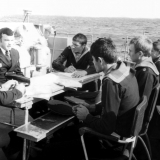 Политзанятие с котельной командой. Средиземное море 1985 год