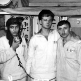 Крайний слева Еременко, рядом Момотенко и я