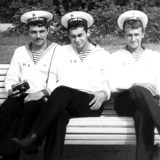 Я, Кобцев и Березюк. Ленинград 1984 год