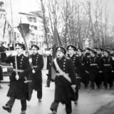 Парад на 7ноября 1989г. в г.Лиепая