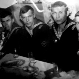 Новый год слева-направо:  Малаев, Хаянин, Король А., Скребнев А.