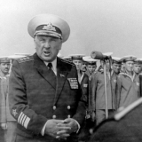 Командующий ЧФ Ховрин. 1983г