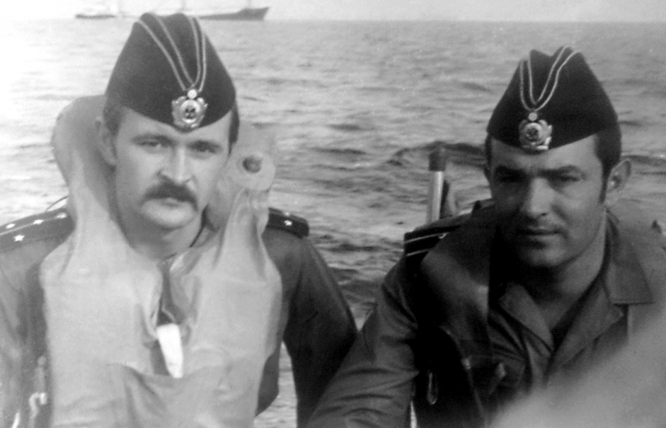 1985 год. Я и доктор ст. лейтенант Яблонский