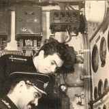 Мамыкин (вах.миханник), Сапожников проверяет вахтенный журнал. ПЭЖ 1964
