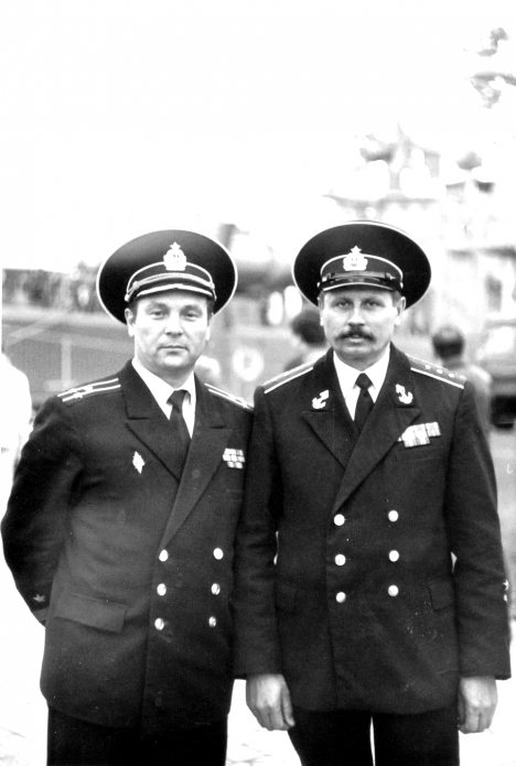 с начальником штаба дивизии 1985 год