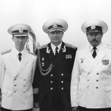 командир БЧ-7 капитан 3 ранга Жметков, дирижёр Балтийского Флота, я