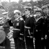 День ВМФ 1991год. Подьем флага
